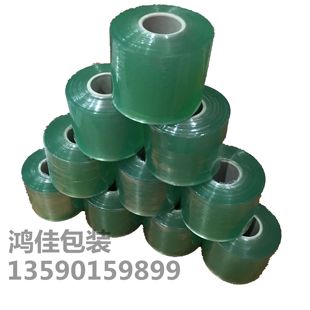 绿色电线膜 拉伸膜小卷 包装 膜 缠绕膜 PVC电线膜5.5cm
