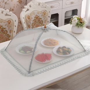 2023饭桌盖 可折叠盖菜罩餐桌饭菜罩遮菜防尘罩剩菜食物罩家用新款