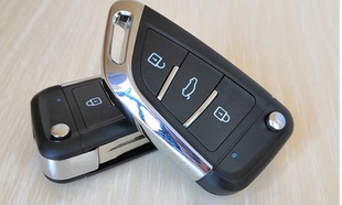 学习匹配折叠遥控器钥匙 适配五菱宏光miniEV新能源车遥控钥匙安装