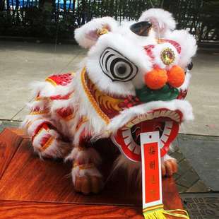 新款 饰送礼 大号木偶狮摆件装 开学 中国风民间传统手工舞狮工艺品