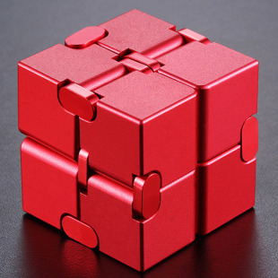 cube无限魔方减压神器铝合金方块口袋手指解 纳适倍德国infinity