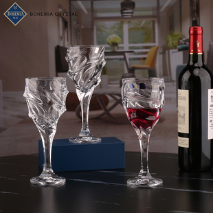 奢华工艺礼品 捷克进口水晶玻璃高脚杯高档红酒杯高端葡萄酒杯欧式