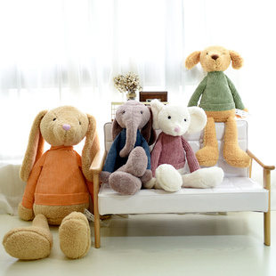 饰拍照道具 毛绒兔熊老鼠玩具安抚娃娃公仔玩偶家居沙发儿童房装