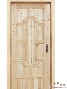 定制定制新中式 门杉木门实木门套装 卧室门全 木头门纯实木门原木