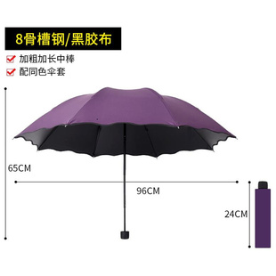 全自动雨伞定制logo广告伞大号折叠伞女晴雨两用太阳伞礼品