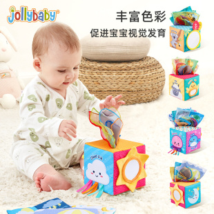 1岁3到6个月以上纸巾盒 joll魔y621纸ay抽抽乐婴儿抽玩具宝宝方0