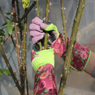 玫瑰花种植防护盆栽修剪打刺仙人球花艺防扎 园艺防刺手套花卉月季