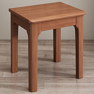 全实木凳子家用方凳小板凳现代简约餐厅餐桌椅子餐椅书桌木头矮凳