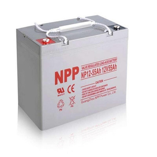 12V55AH消防直流屏UPS太阳能机房专用电瓶 耐普NPP蓄电池NP12
