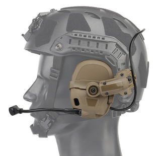耳麦 EX温迪头盔导轨AMP战术耳机Gen6智能拾音降噪耳罩头戴式 FAST