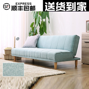 包邮 可折叠客厅两用1.8现代布艺实木小户型多功能沙发 沙发床
