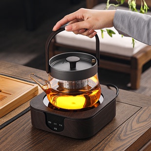 专用煮茶炉 智蔚智能静音电陶炉煮茶器玻璃煮茶壶烧水壶茶具套装