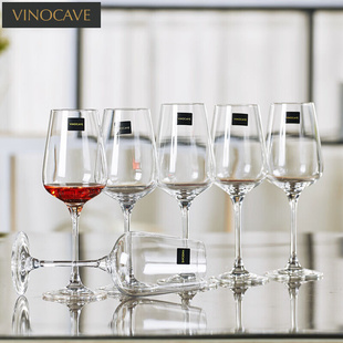 无铅水晶玻璃红酒杯家用白葡萄酒高脚杯350m Vinocave 维诺卡夫