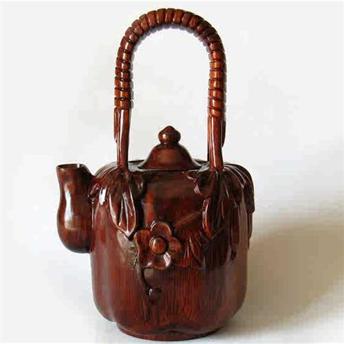 木雕 家居摆设 茶壶摆件 紫馨阁 工艺精品 红木小件