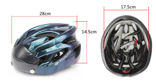 自行车骑行头盔磁吸风镜片超轻一体成型成人男女单车山地公路车帽