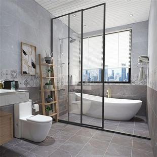 卫生间瓷砖墙砖300x600灰色厨房墙面砖厕所浴室阳台内墙瓷片30