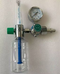 氧表减压阀器气湿化瓶压力表 家用氧气瓶吸入浮器标式