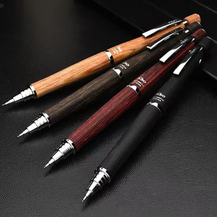 自动出芯 温润木杆笔尖可伸缩 日本 S30 PILOT 自动铅笔 0.5 百乐