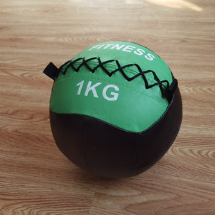 高档健身药球墙球重力球环保PVC软非弹力实心瑜伽运动球健身器材