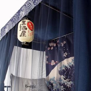 和风 日式 大学生宿舍床帘上铺遮光下铺男女寝室古风蚊帐一体式