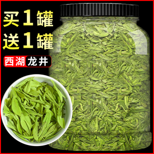 龙井茶2024新春茶叶自己喝明前特级250g浓香型杭州豆香绿茶散装
