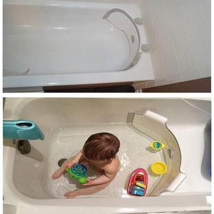 高档浴缸隔断挡水板浴缸水坝婴儿宝宝洗澡浴盆省水隔水板浴缸分离