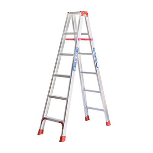 中型铝合金梯子叉梯加宽加厚全加固加强工程人字梯1.2米