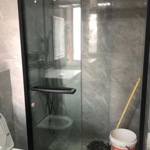 304不锈钢淋浴房 南京淋浴房定制 整体淋浴隔断玻璃移门 玻璃隔断