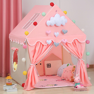 儿童帐篷室内公主城堡玩具游戏屋宝宝分床神器小女孩家用睡觉房子