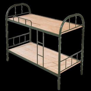 铁架上下铺学校工地宿舍床爬梯双两层铁艺高低床工厂员工床子母床