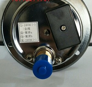 硫化机ZFYB无锡珠峰仪表 双开PLC轴向磁敏电接点压力表60m 24V