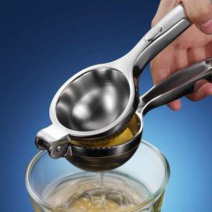 手动榨汁器锌合金大号柠檬夹水果压汁器橙汁挤压器厨房手动榨汁机