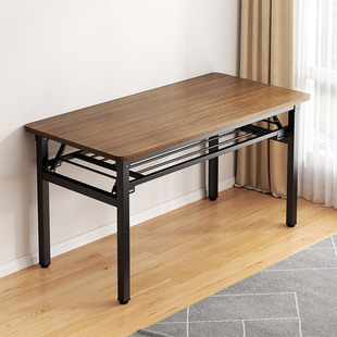 书桌家用办公桌卧室简易学习写字桌长方形小桌子 可折叠电脑桌台式