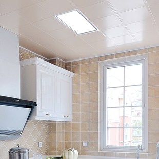n厨房平板灯铝扣板面板卫生间厨卫灯 集成吊顶灯嵌入式