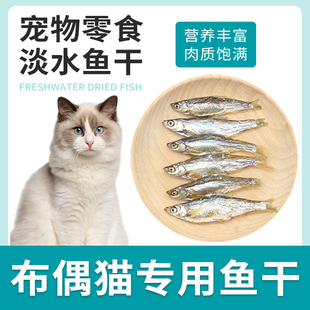 布偶猫专用小鱼干小猫猫零食冻干宠物淡干猫咪发腮营养吃
