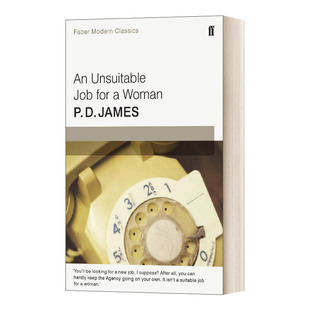 英文原版 PD詹姆斯侦探推理小说 进口英语原版 Job 一份不适合女人 书籍 Unsuitable 英文版 工作 Woman for