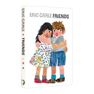 毛毛虫同作者艾瑞卡尔新作 纸板书 英文版 朋友们 想象力 好饿 Friends 儿童启蒙绘本 英文原版