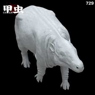 远古生物石炭兽雕像摆件模型大型GK树脂手办高精度D打印成品白模