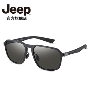 玻璃太阳墨镜眼镜架偏光防紫外线开车驾驶R6344 JEEP吉普2024新款