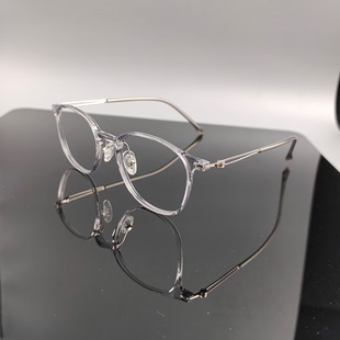 潮黑框高级感近视可配度数显瘦眼镜框防蓝光变 素颜神器眼镜女韩版
