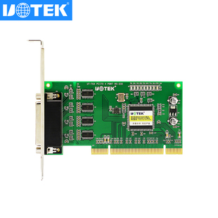 764 PCI转4口RS232串口卡带接口保护 串口扩展卡工业级 UTEK 宇泰