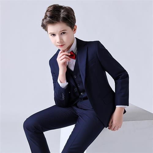 钢琴演 套装 十岁生日男孩礼服儿童秋季 小西服主持人服装 男童西装