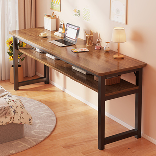 长条桌靠墙简易租房书桌家用卧室女生卧室桌子工作台阳台窄电脑桌