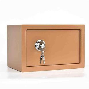 宿舍防盗不锈钢手机学生家用抽屉小型 首饰保险箱简易柜钥匙款 新款