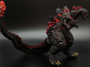 真红莲哥斯拉玩具2016手办模型Godzilla可动机械怪兽之王摆件NECA
