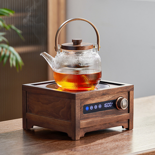 泡厂 销大容量玻璃煮茶壶家用耐高温烧水壶围炉煮茶专用电陶炉套装