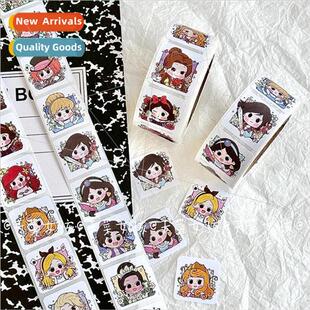 Dini stickers cute American the roll run manga princess