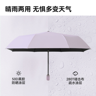 定制遮阳伞防晒防紫外线小巧便携自动太阳伞女晴雨两用折叠雨伞询