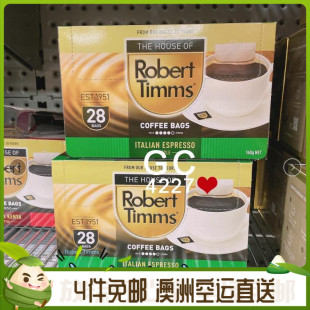 robert timms意式 黑咖啡28袋 浓缩咖啡粉现磨手冲袋泡咖啡冷萃美式