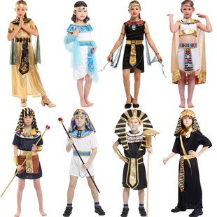 cosplay神话古埃及艳后法老王子公主衣服 儿童节演出化妆舞会服装